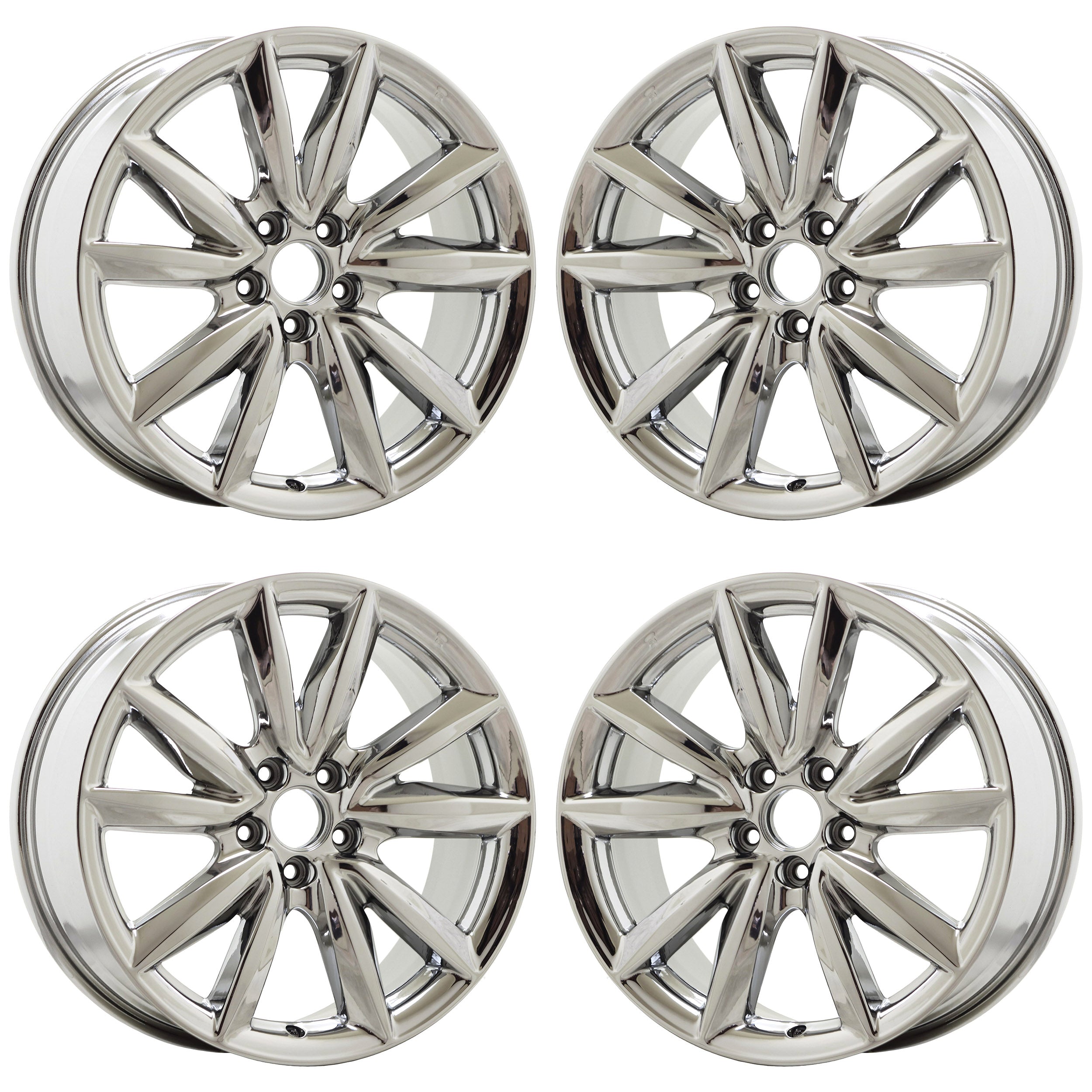 19" Acura RDX Bright Chrome wheels rims Factory OEM set 71866 EXCHANGE